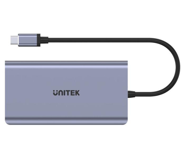 UNITEK Hub USB-C 8w1 PD 100W D1019B - 1122405 - zdjęcie 3